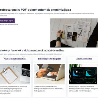 PDF Anonimizáló