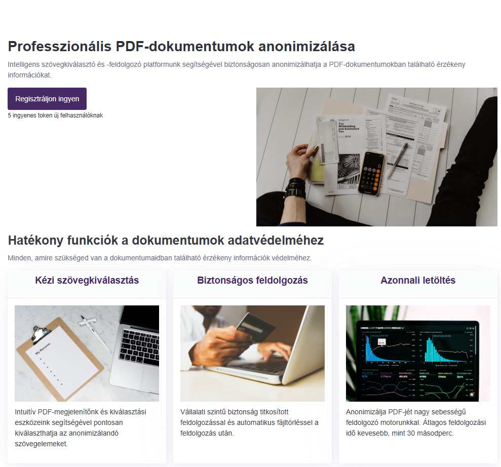 PDF Anonimizáló